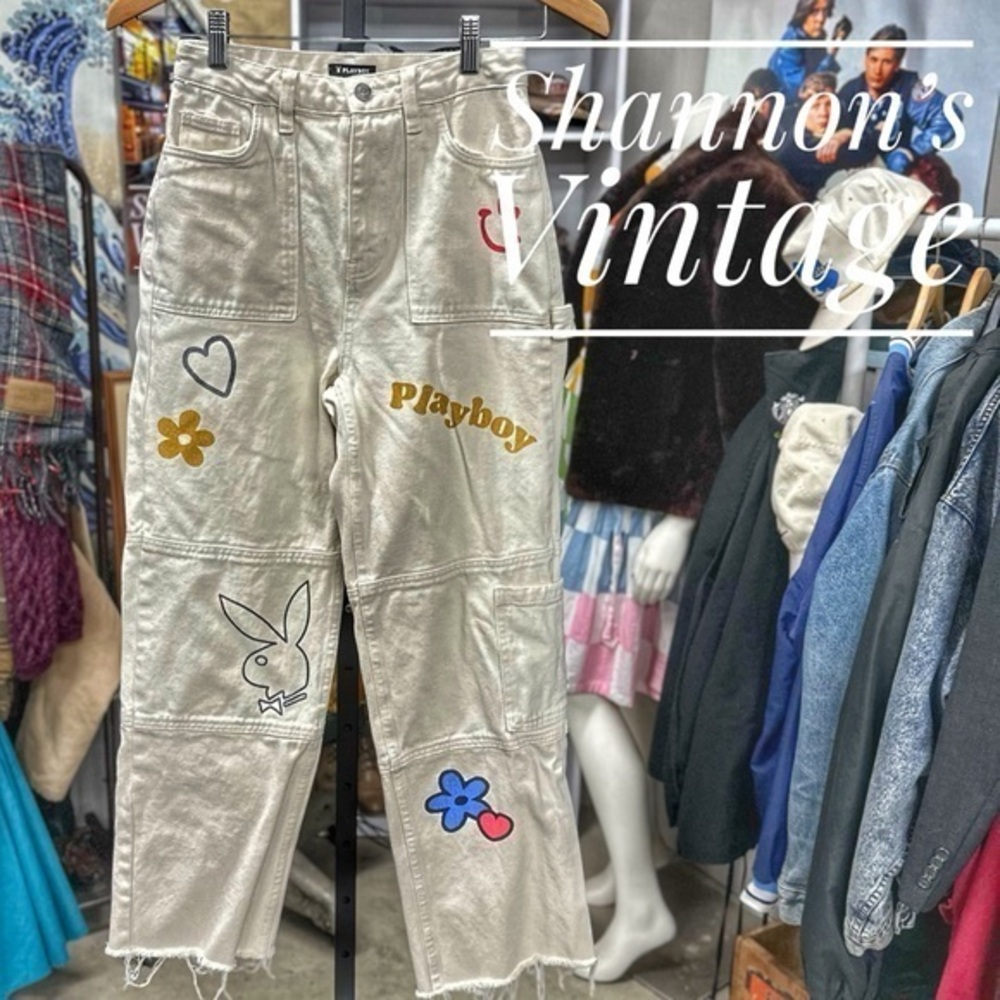 Playboy X Pacsun sz 25 carpenter pants A27